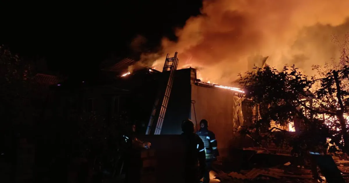 Пожежа у Харківській області