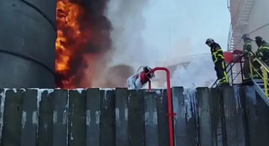 пожар, Азов