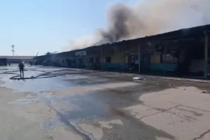 Пожар в России