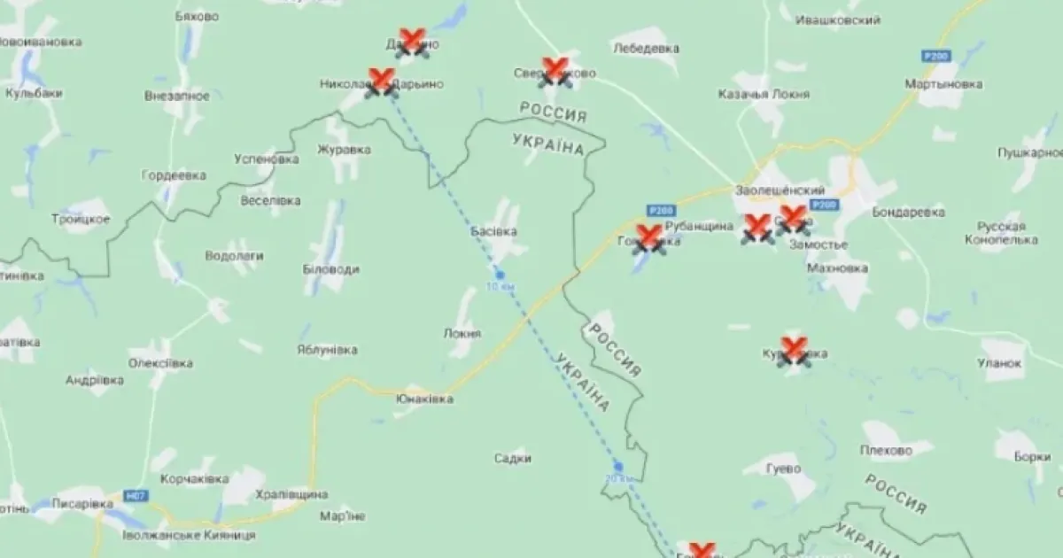 карта боев
