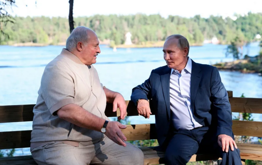 Лукашекно, Путин