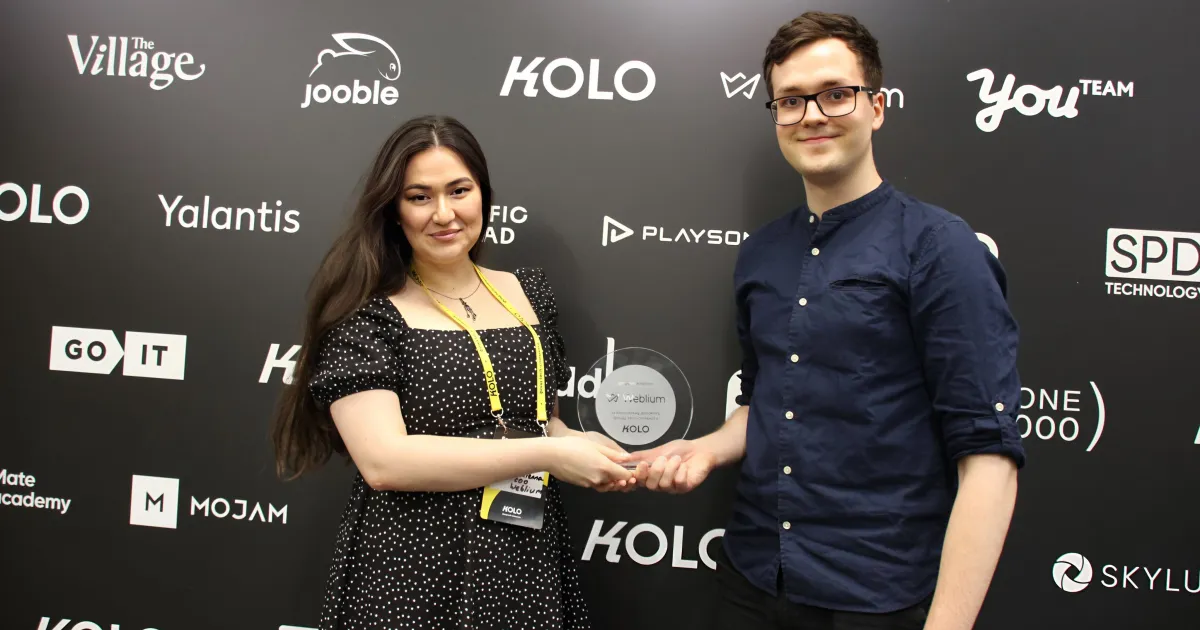 Даніелла Шихабутдінова, COO Weblium, Дмитро Ільєнков, продакт менеджер Weblium