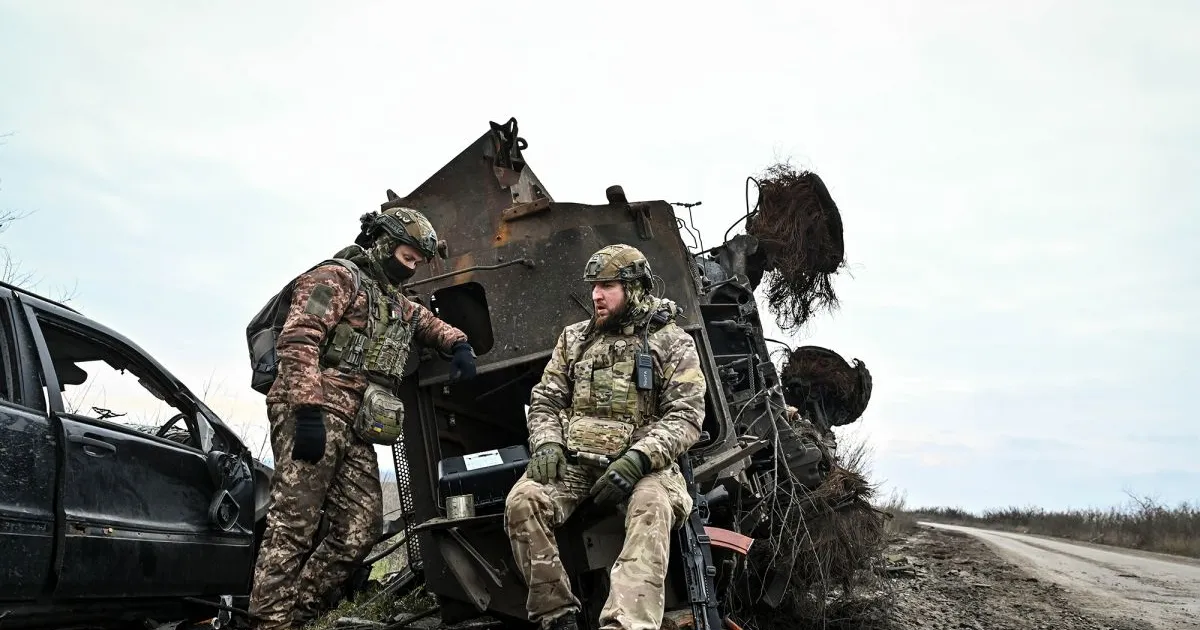 Українські військові на фронті