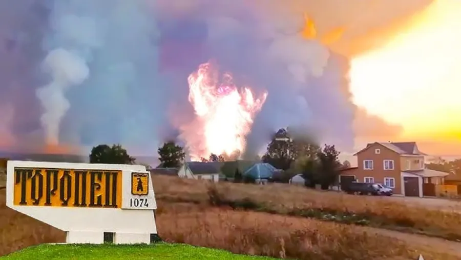 взрывы на скаде боеприпасов