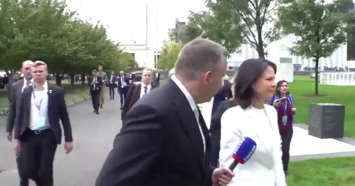 Анналена Бербок в Нью-Йорке