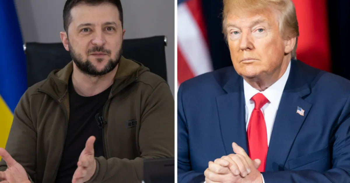 Трамп, Зеленский