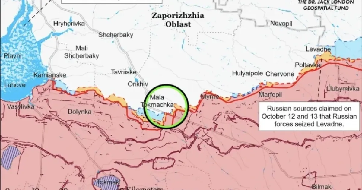 Карти боїв у Запорізькій області