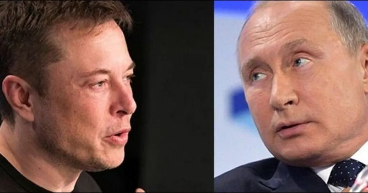 Маск, Путин