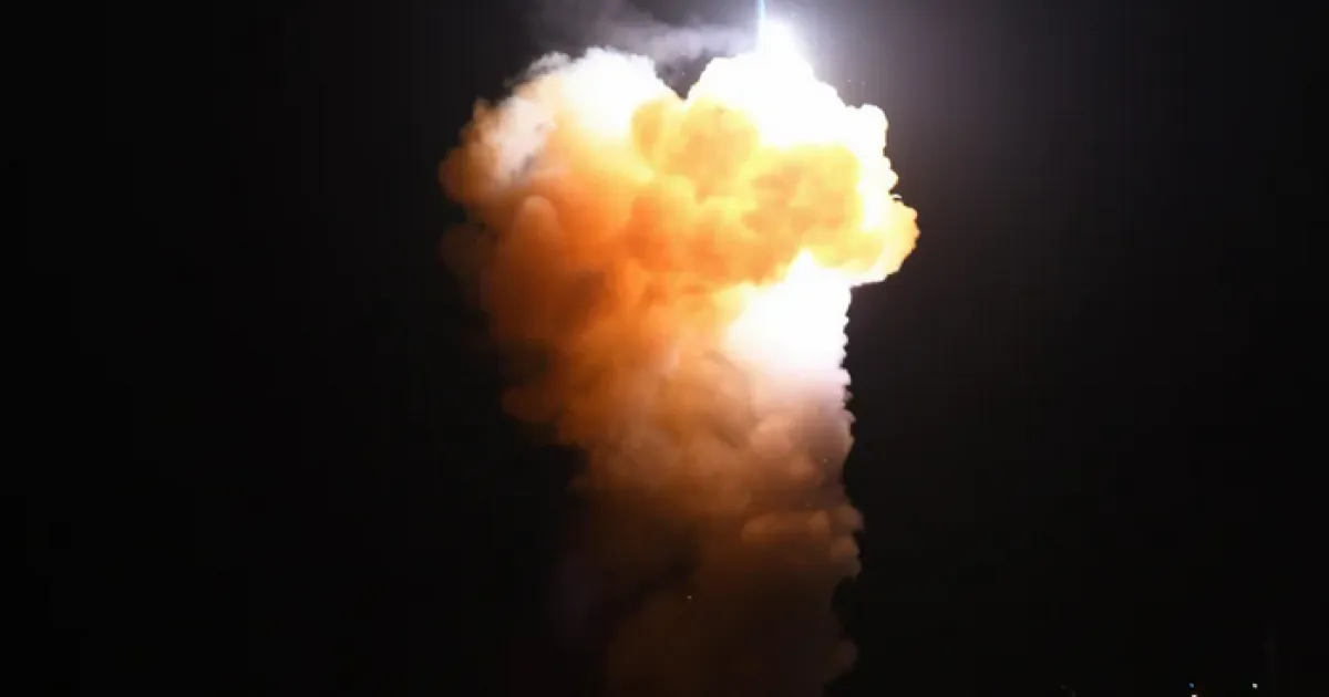 запуск межконтинентальной баллистической ракеты Minuteman