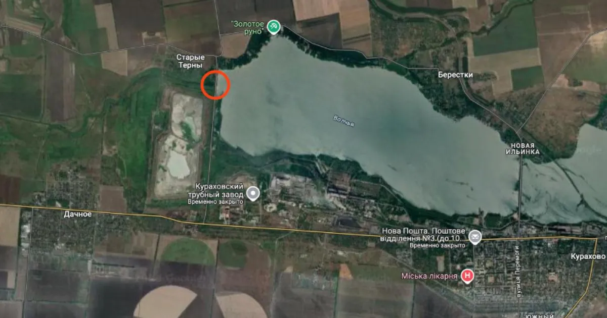 дамба, Курахово
