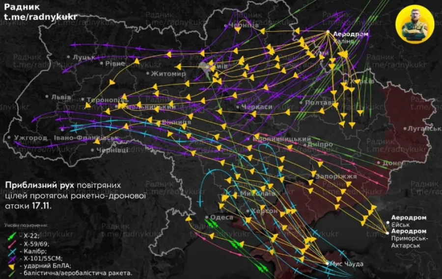 карта атаки