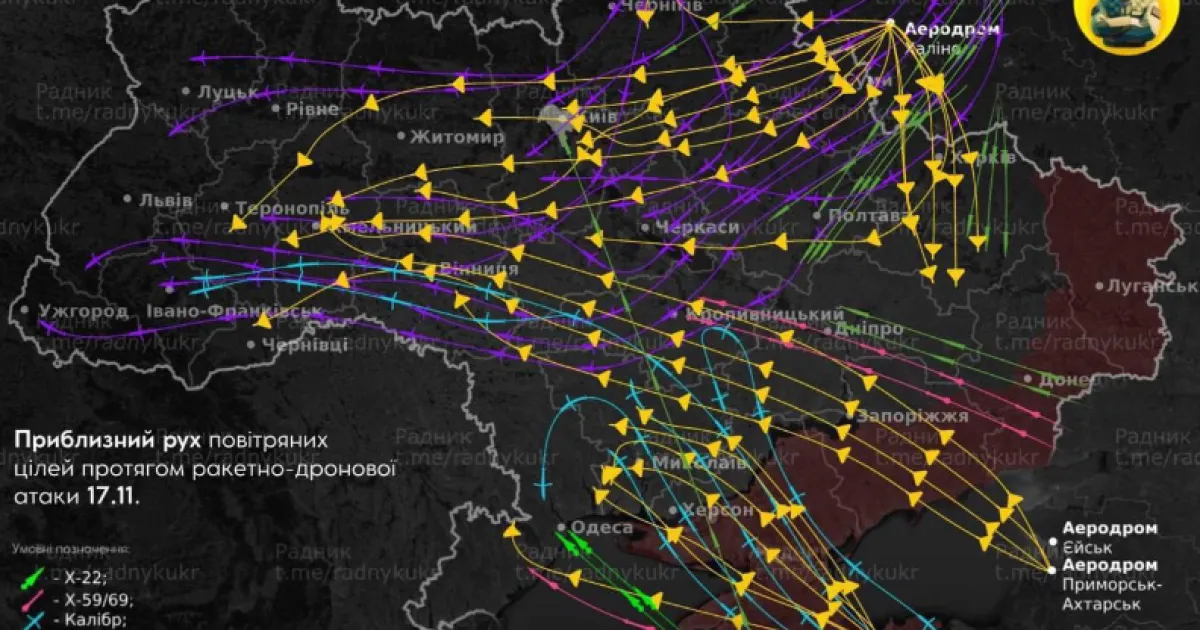 карта атаки