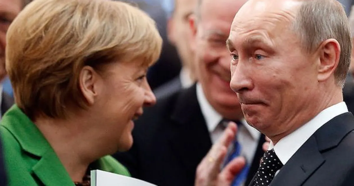Путин, Меркель