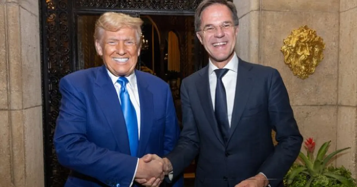Дональд Трамп і Марк Рютте
