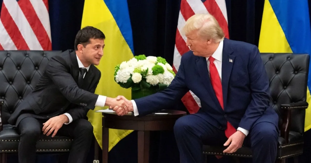 Трамп, Зеленский, 2019 год