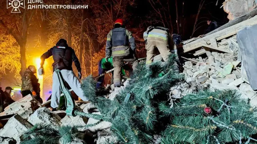 Наслідки удару у Кривому Розі