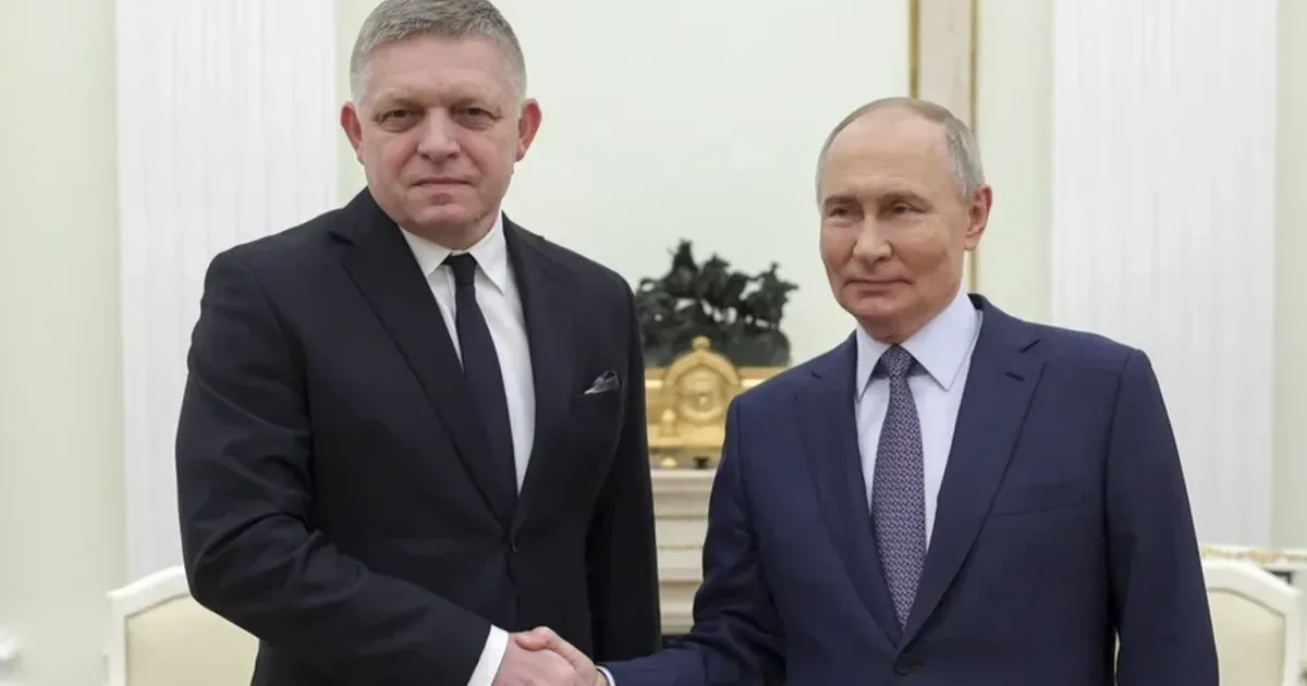 Роберт Фіцо та Путін