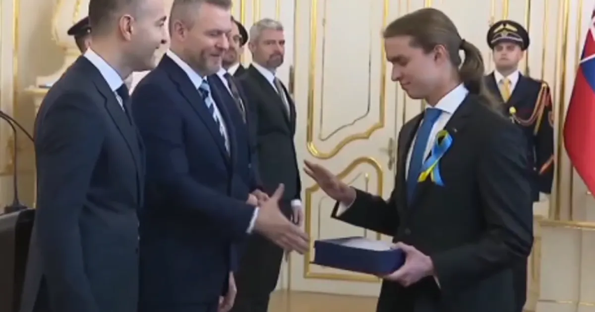 Словакия, школьник