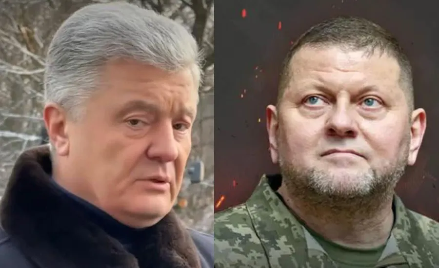 Валерій Залужний та Петро Порошенко