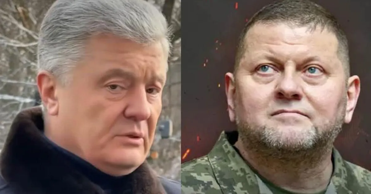 Валерій Залужний та Петро Порошенко