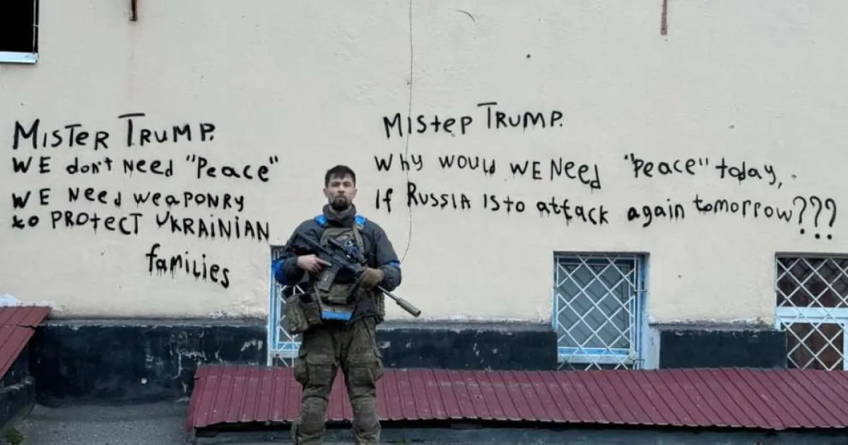 Український військовий звернувся до Трампа