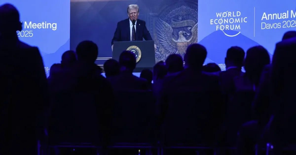Трамп, Давос