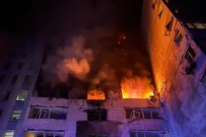 Горить будинок у Київській області