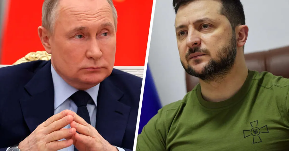 Володимир Зеленський та Володимир Путін