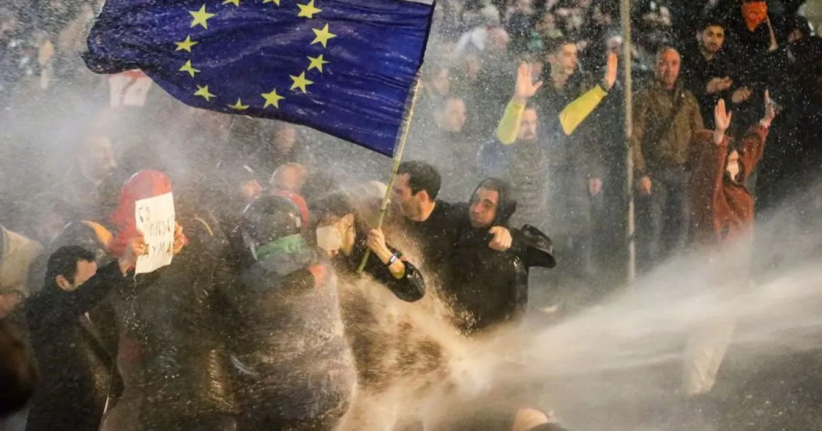 Грузия, протест