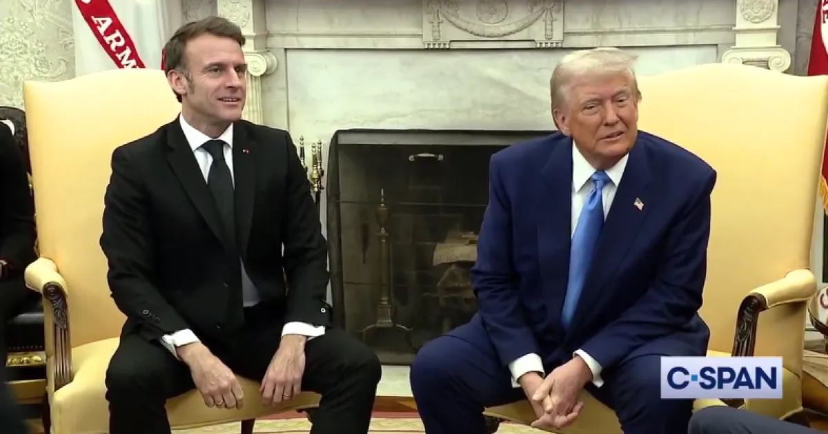 Трамп, Макрон