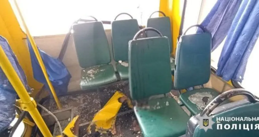 Атака на маршрутку в Херсоні