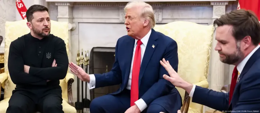 Ссора Зеленского, Трампа и Вэнса