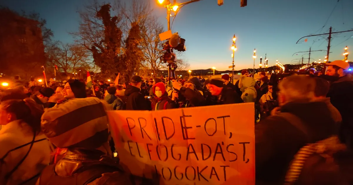 Будапешт, протест