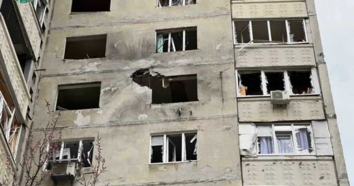 Удар по будинку у Харкові