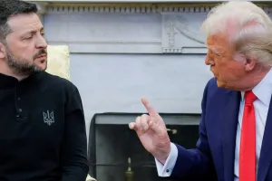 Дональд Трамп та Володимир Зеленський / Дональд Трамп и Владимир Зеленский