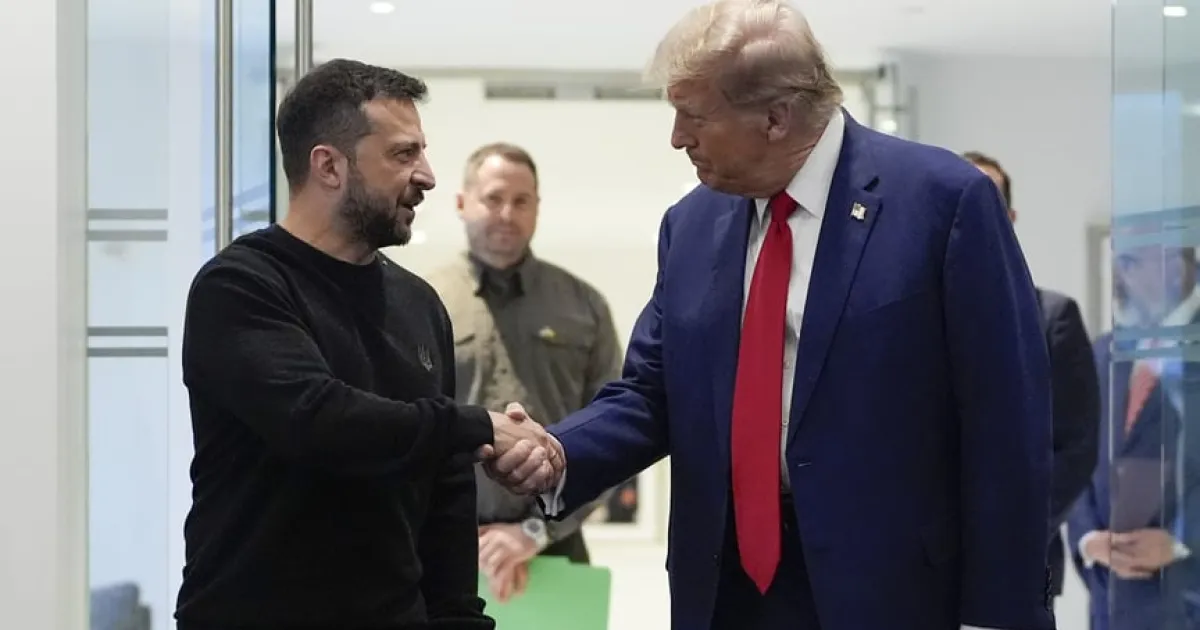 Дональд Трамп и Владимир Зеленский / Дональд Трамп и Владимир Зеленский