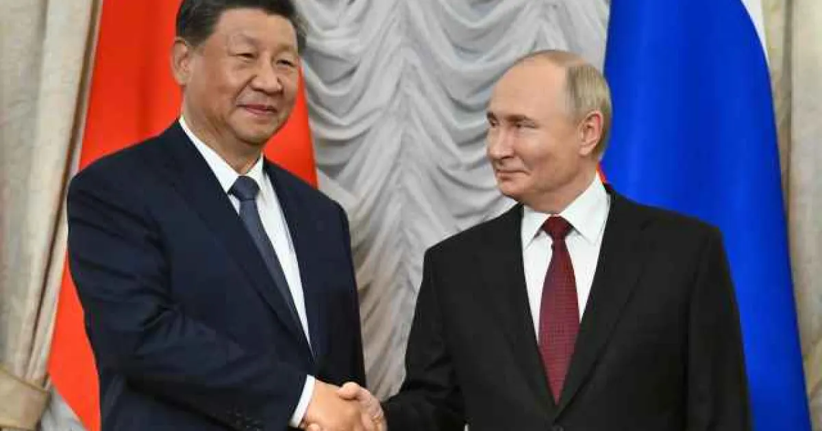 Си Цзиньпин и Путин