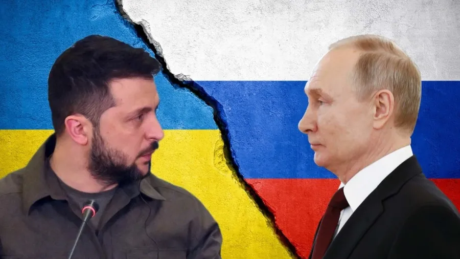 Зеленський та Путін / Зеленский и Путин