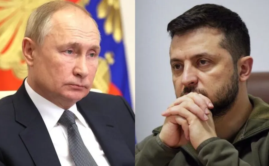 Путін та Зеленський
