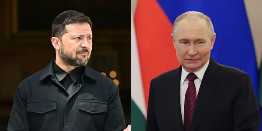 Зеленський та Путін