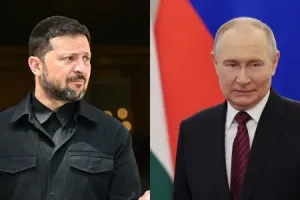 Зеленський та Путін