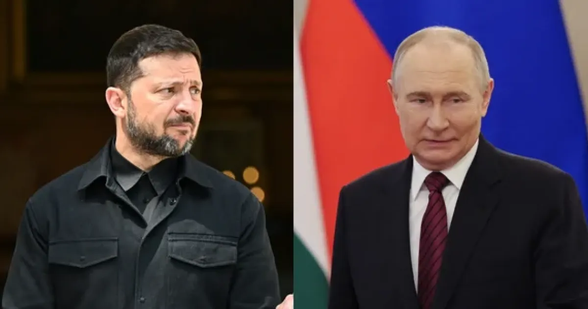 Зеленський та Путін
