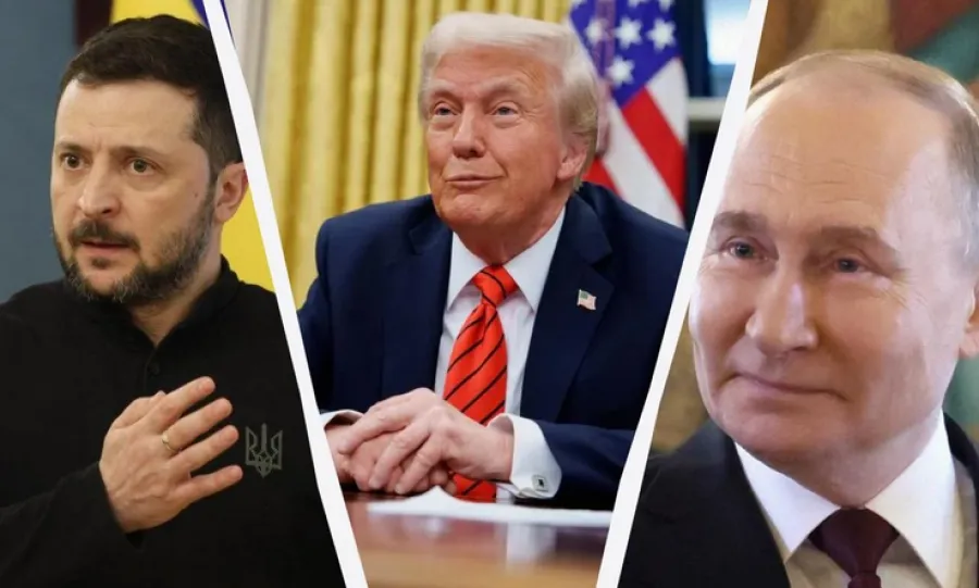 Путин, Трамп, Зеленский