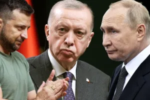 Зеленский, Путин, Эрдоган / Зеленський, Путін, Ердоган