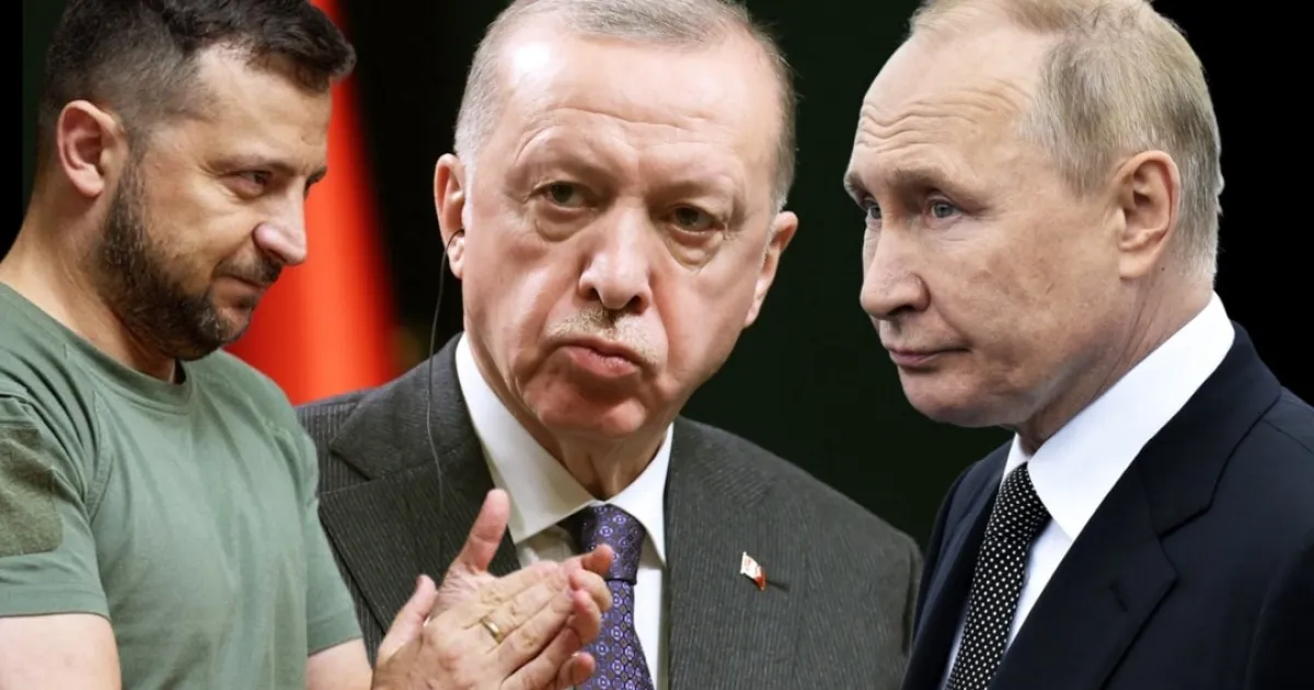 Зеленский, Путин, Эрдоган / Зеленський, Путін, Ердоган