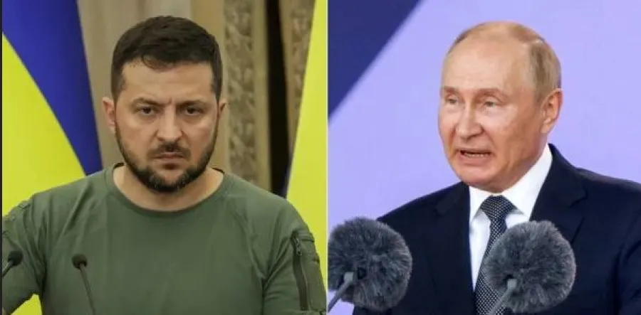 Зеленский, Путин
