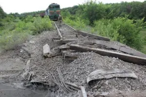 подрыв поезда