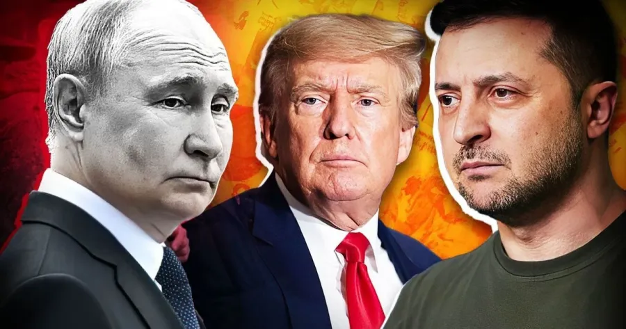 Зеленский, Путин, Трамп / Зеленський, Путін, Трамп