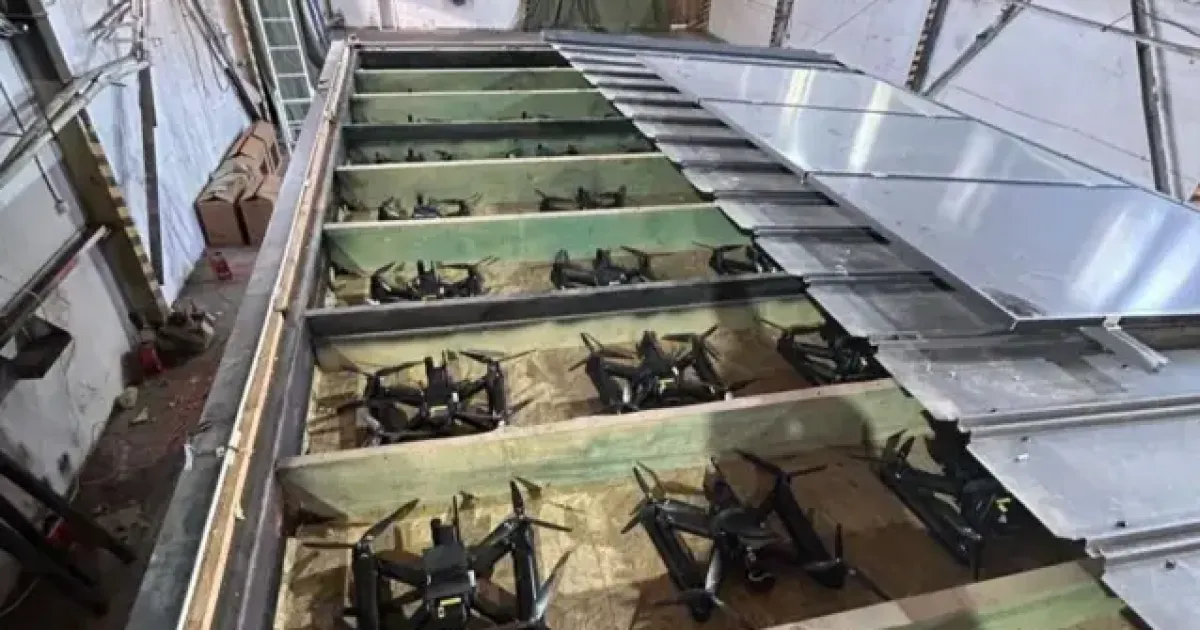 ударные дроны, операция Паутина