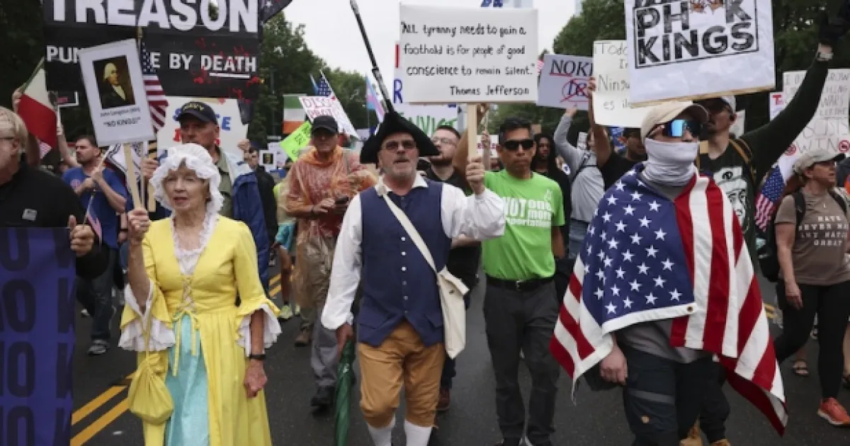 протест в США